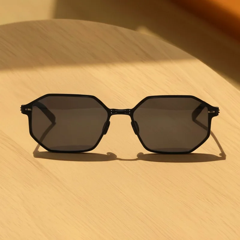 30Sundays Unisex FOLKS Sunglasses - Lens Size: 55 mm - Black